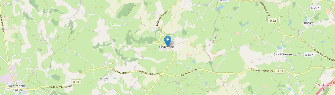 Chavenon - Carte