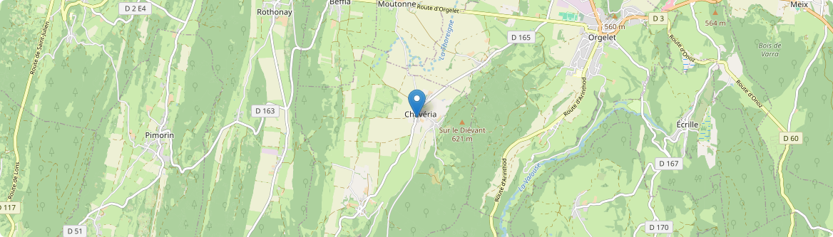 Chavéria - Carte
