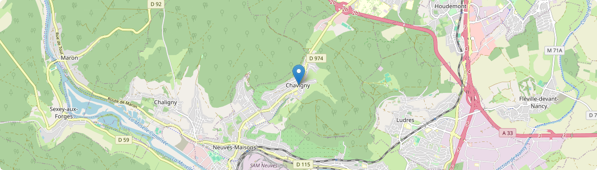 Chavigny - Carte