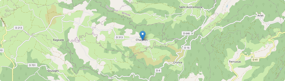 Chazelles - Carte