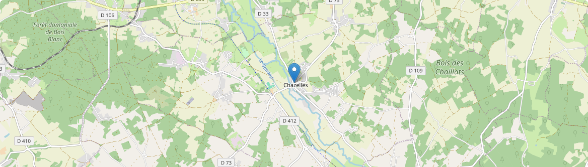 Chazelles - Carte