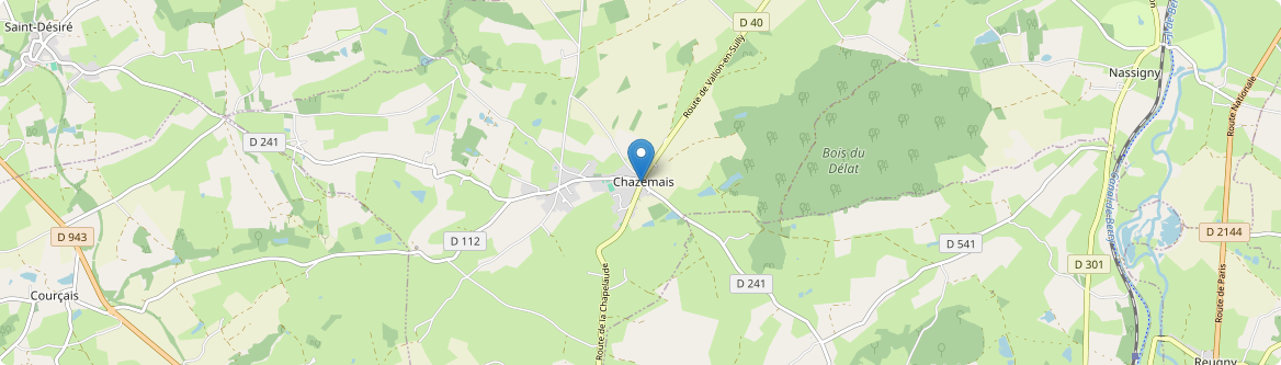 Chazemais - Carte