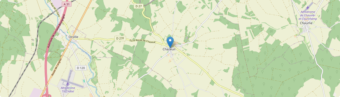 Chazeuil - Carte