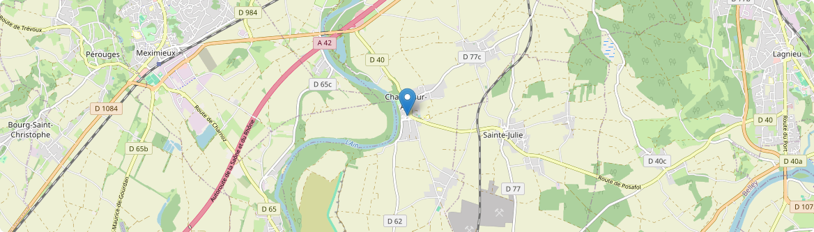 Chazey-sur-Ain - Carte
