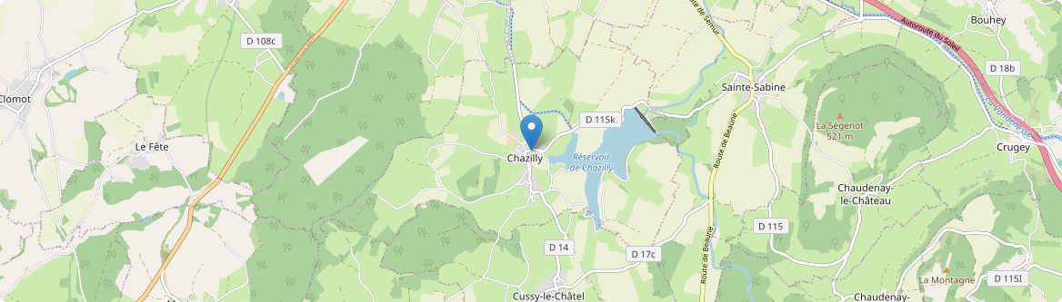 Chazilly - Carte