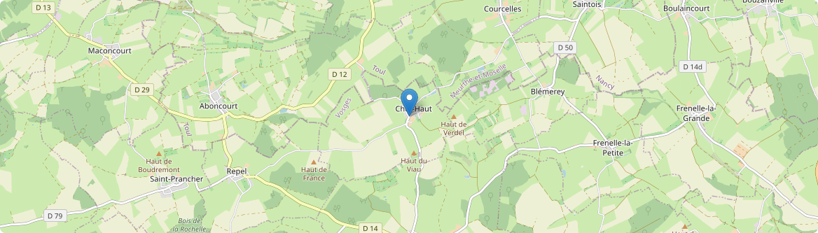 Chef-Haut - Carte