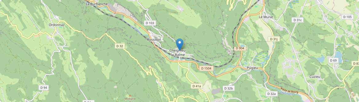 Cheignieu-la-Balme - Carte