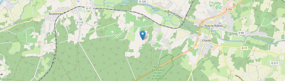 Cheillé - Carte