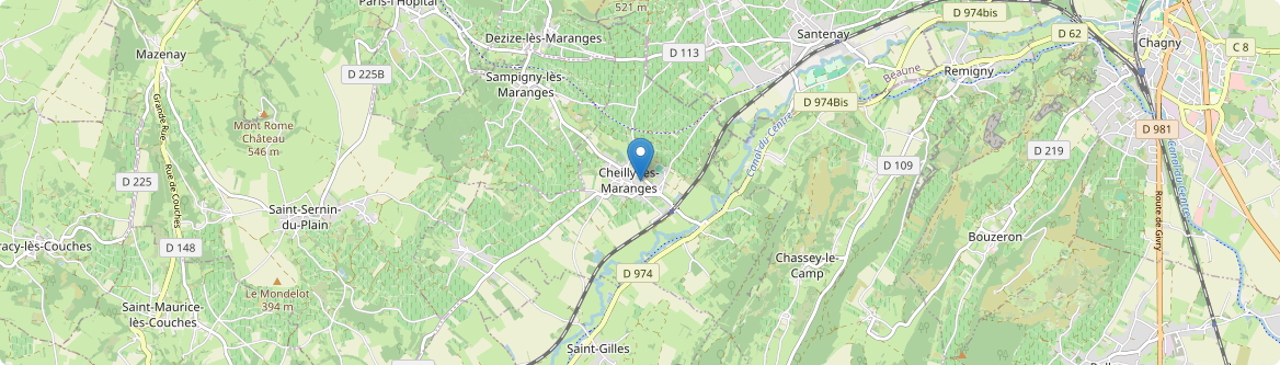 Cheilly-lès-Maranges - Carte