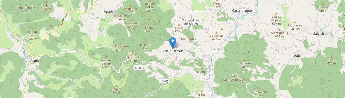 Chein-Dessus - Carte