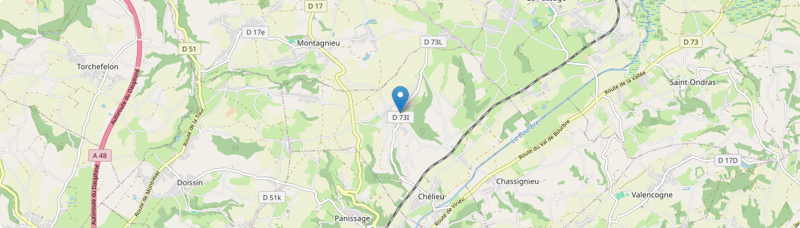 Chélieu - Carte