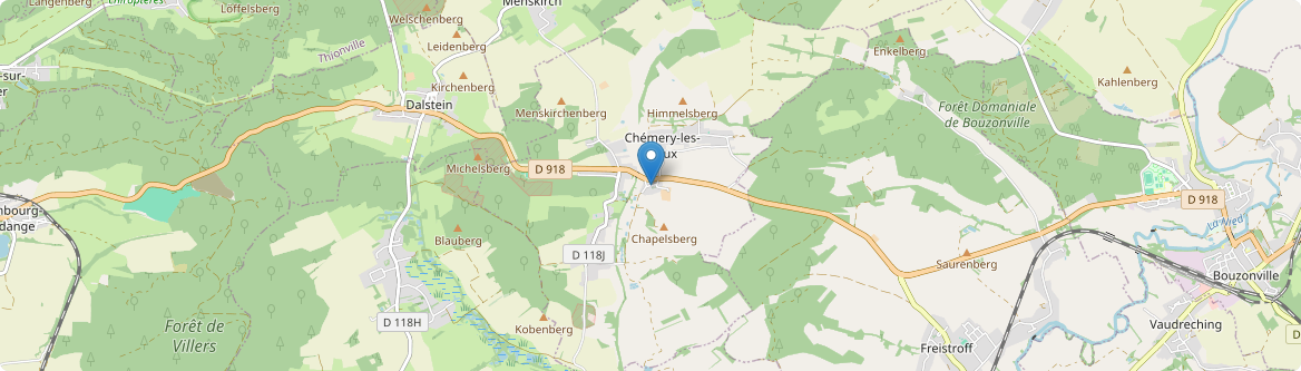 Chémery-les-Deux - Carte