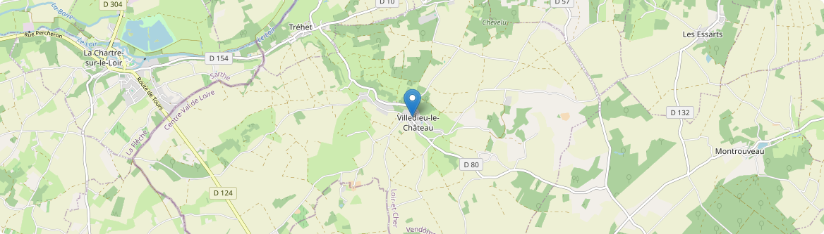 Chemillé-sur-Dême - Carte