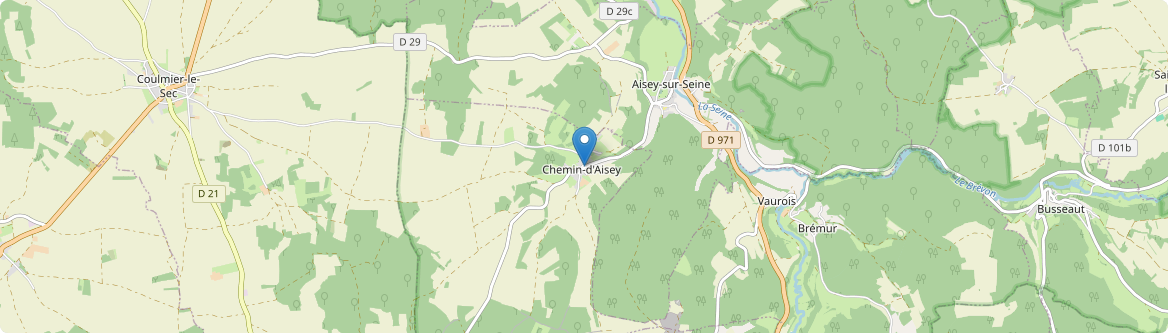 Chemin-d'Aisey - Carte