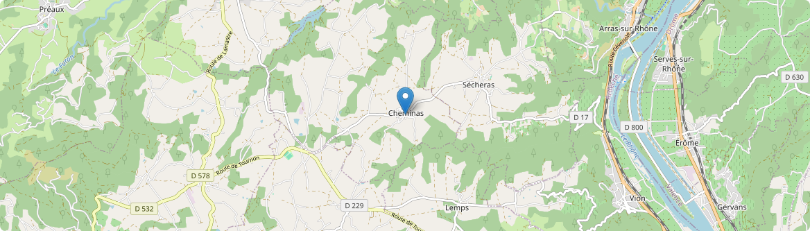 Cheminas - Carte