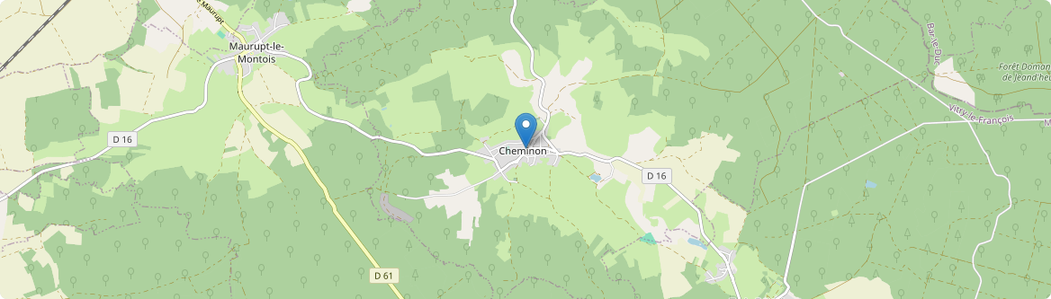 Cheminon - Carte