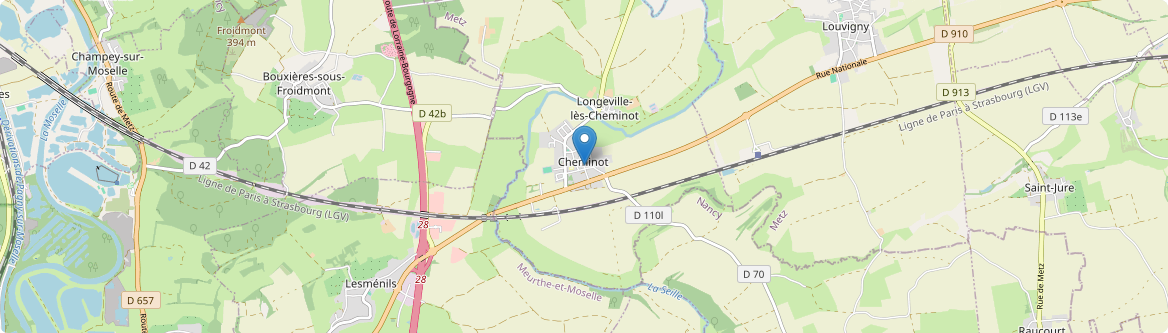 Cheminot - Carte