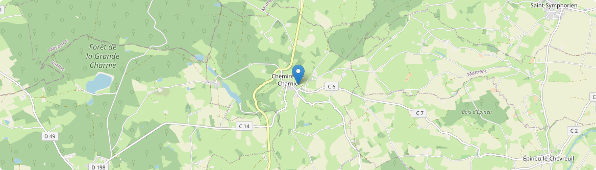 Chemiré-en-Charnie - Carte