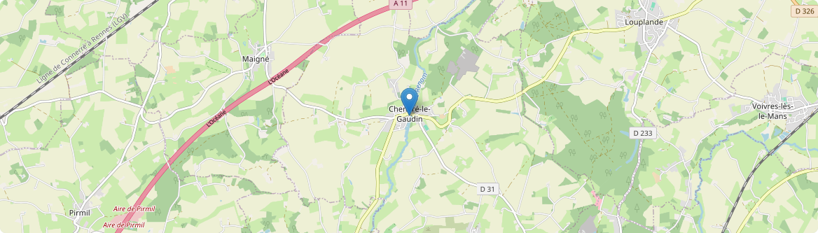 Chemiré-le-Gaudin - Carte