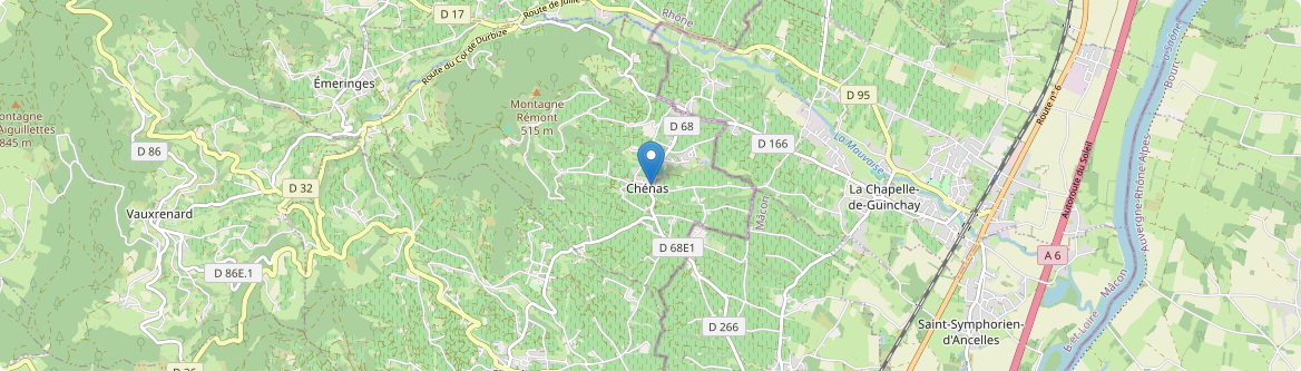 Chénas - Carte