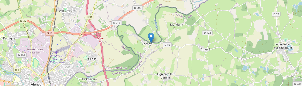 Chenay - Carte