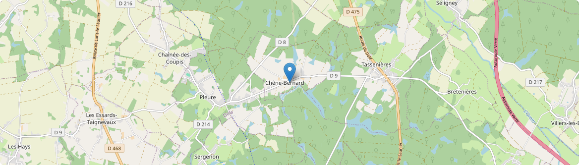 Chêne-Bernard - Carte