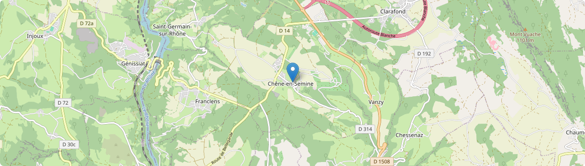 Chêne-en-Semine - Carte