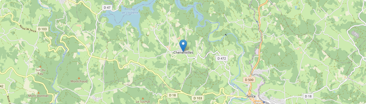 Chenereilles - Carte