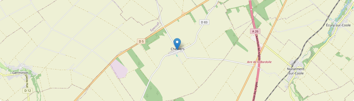 Cheniers - Carte