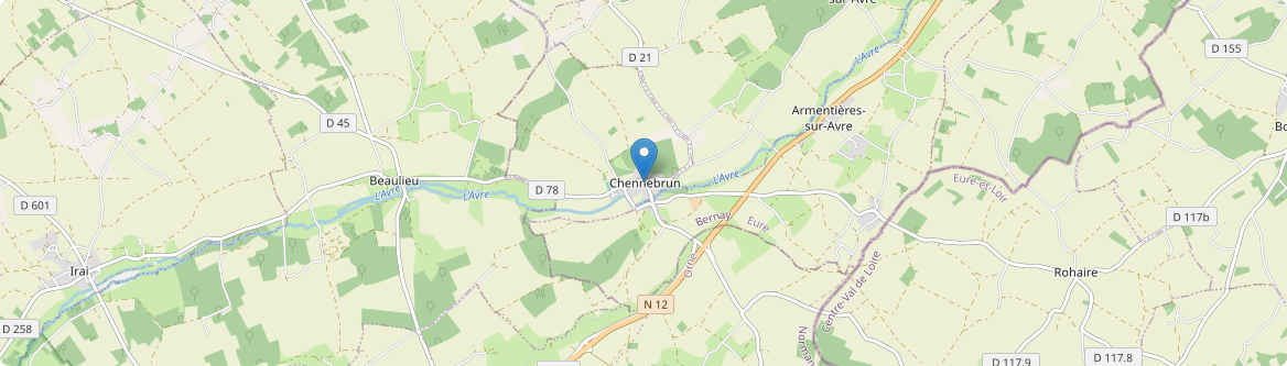 Chennebrun - Carte