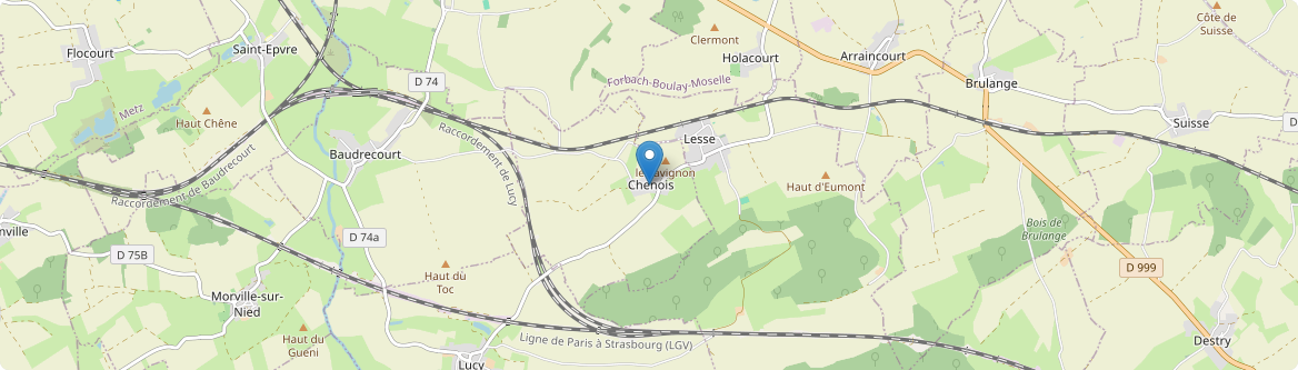 Chenois - Carte