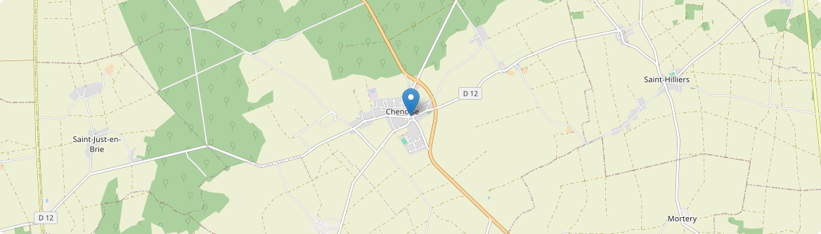Chenoise-Cucharmoy - Carte