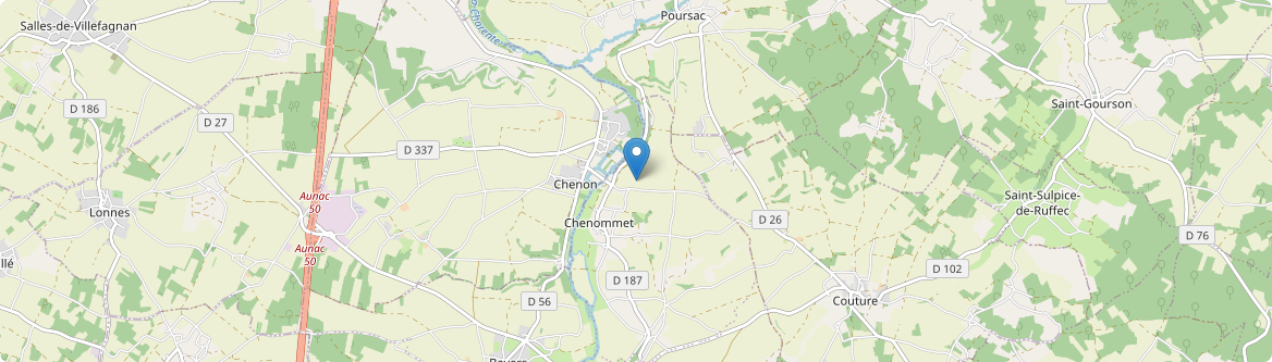 Chenon - Carte