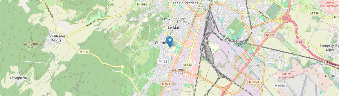 Chenôve - Carte
