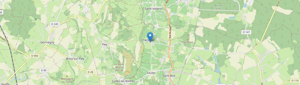Chenôves - Carte