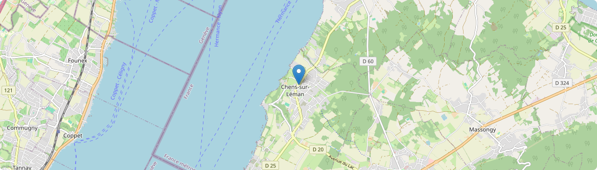 Chens-sur-Léman - Carte