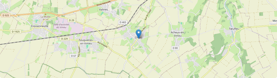 Chépy - Carte