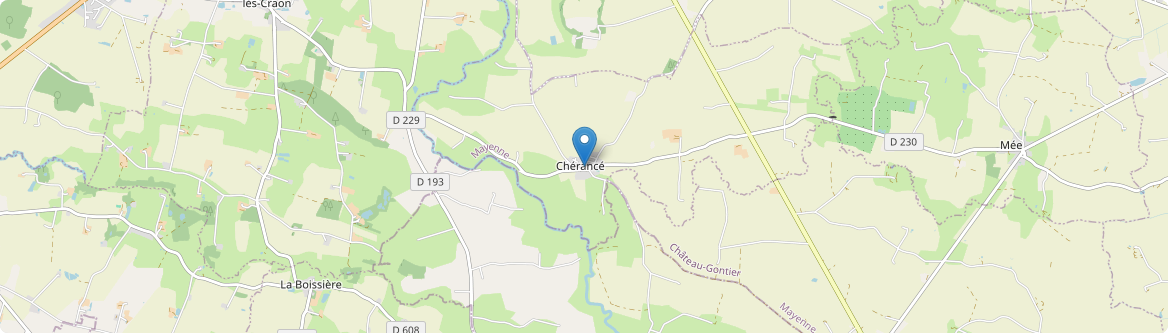 Chérancé - Carte
