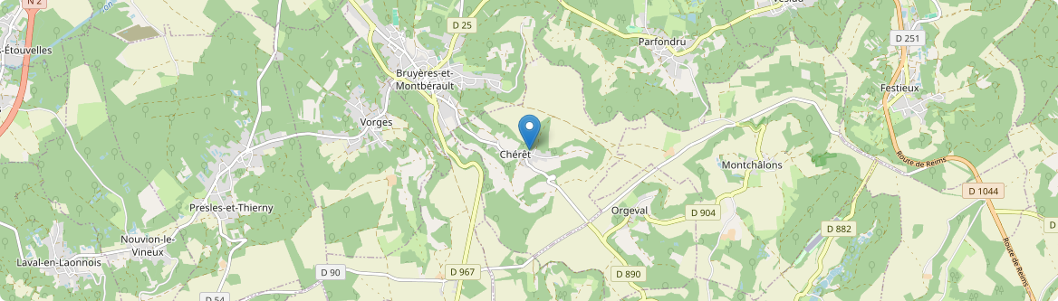 Chérêt - Carte