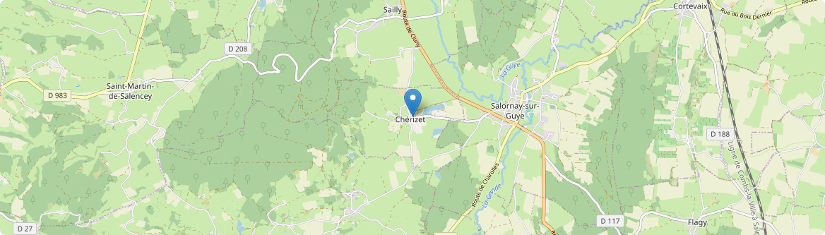 Chérizet - Carte
