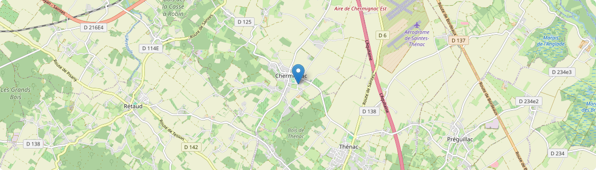 Chermignac - Carte