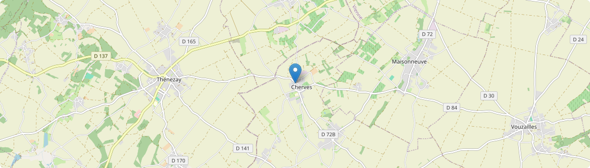 Cherves - Carte