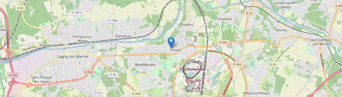 Chessy - Carte