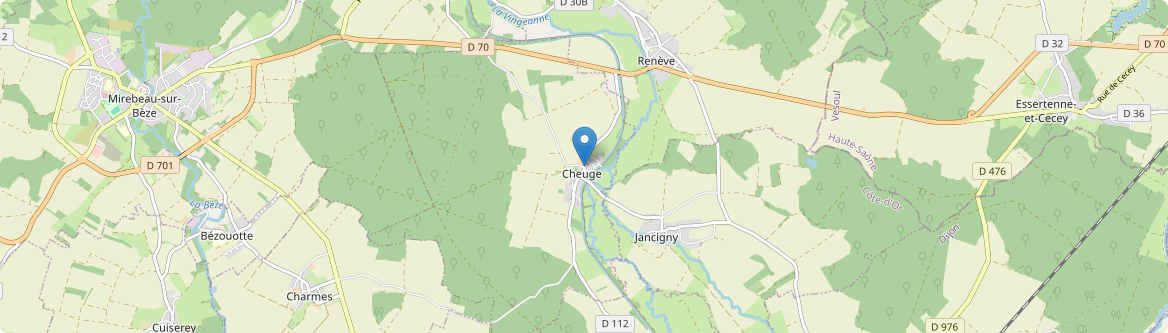 Cheuge - Carte