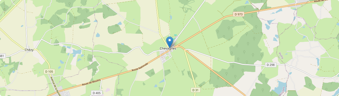 Chevagnes - Carte