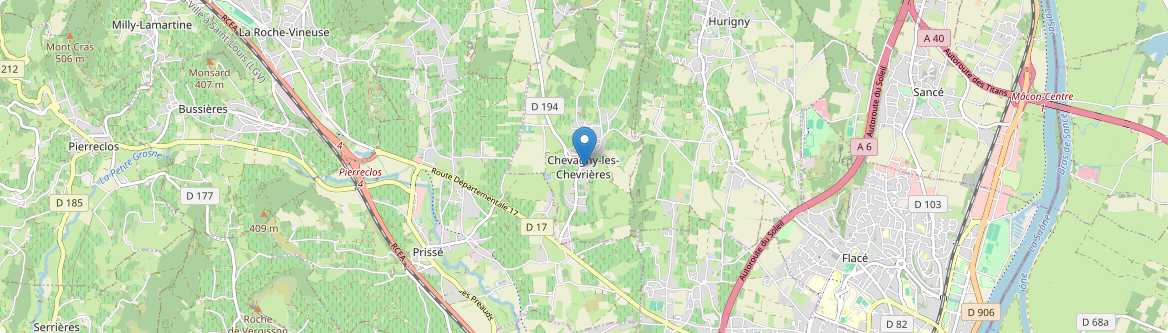 Chevagny-les-Chevrières - Carte