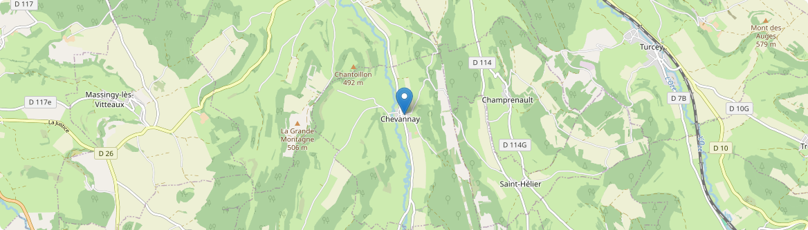 Chevannay - Carte