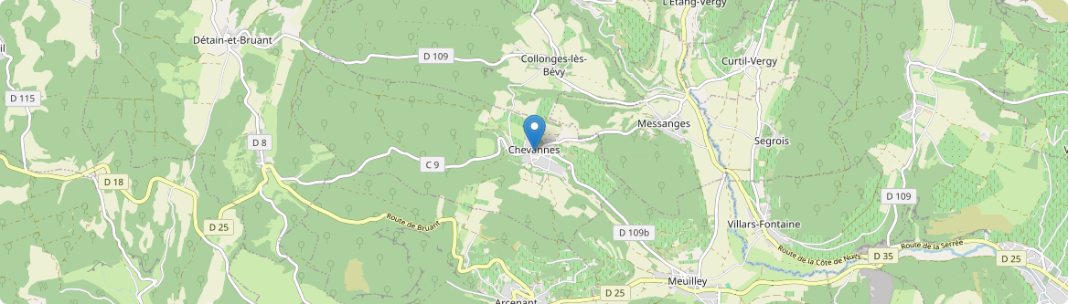 Chevannes - Carte