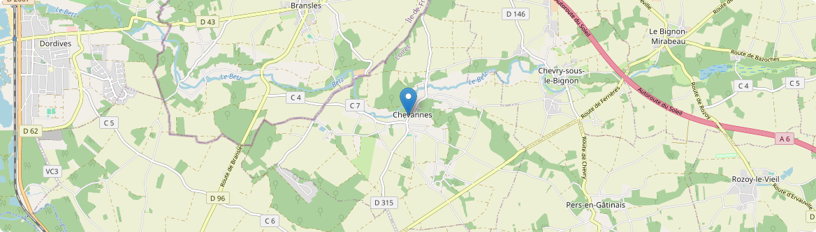 Chevannes - Carte