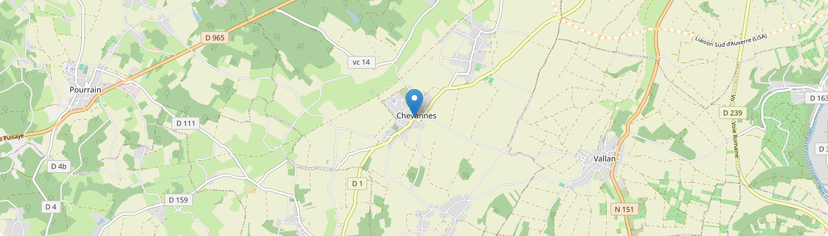 Chevannes - Carte